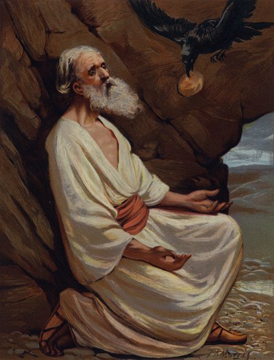Kuzgunlar tarafından beslenen İlyas by Philip Richard Morris